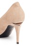 Detail View - Click To Enlarge - ALEXANDER WANG - 'Trista' cutout heel suede pumps