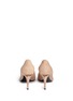 Back View - Click To Enlarge - ALEXANDER WANG - 'Trista' cutout heel suede pumps