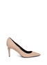 Main View - Click To Enlarge - ALEXANDER WANG - 'Trista' cutout heel suede pumps