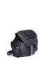 Front View - Click To Enlarge - ALEXANDER WANG - 'Marti' crackled lambskin leather three-way backpack