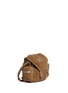 Front View - Click To Enlarge - ALEXANDER WANG - 'Mini Marti' nubuck leather three-way backpack