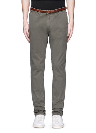 Main View - Click To Enlarge - SCOTCH & SODA - 'Stuart' garment dyed slim fit chinos