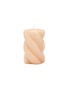 Main View - Click To Enlarge - ANNA + NINA - Blunt Twisted Short Candle — Nude