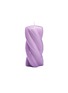 Main View - Click To Enlarge - ANNA + NINA - Blunt Twisted Long Candle — Lilac