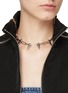 Figure View - Click To Enlarge - JUSTINE CLENQUET - ‘JENNA’ PALLADIUM PLATED SPIKE CHAIN NECKLACE
