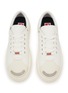 Detail View - Click To Enlarge - KENZO - ‘Hoops’ Low Top Lace Up Leather Sneakers