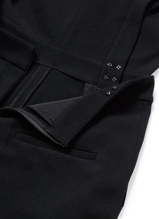 Detail View - Click To Enlarge - TIBI - Cross back crepe jumpsuit
