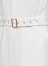 Detail View - Click To Enlarge - TIBI - 'Savanna' harness belt crepe midi dress