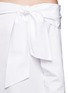 Detail View - Click To Enlarge - TIBI - Luxe Tuxedo' off-shoulder bow top