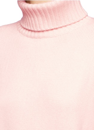 Detail View - Click To Enlarge - TIBI - Oversized cashmere turtleneck sweater