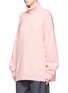 Front View - Click To Enlarge - TIBI - Oversized cashmere turtleneck sweater