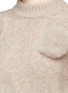 Detail View - Click To Enlarge - TIBI - Pompom alpaca-Merino wool blend sweater