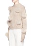 Front View - Click To Enlarge - TIBI - Pompom alpaca-Merino wool blend sweater