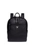 Main View - Click To Enlarge - 73426 - Logo plate leather backpack