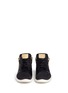Front View - Click To Enlarge - 73426 - 'Singleg' mid top combo leather sneakers