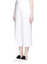 Front View - Click To Enlarge - THEORY - 'Ambrisia' cropped wide leg stretch crepe pants