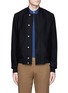 Main View - Click To Enlarge - PS PAUL SMITH - Wool cashmere blend twill bomber jacket