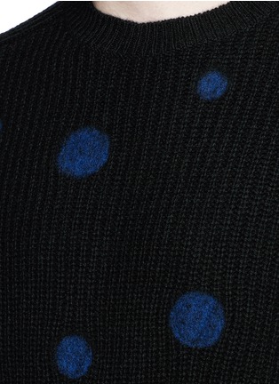 Detail View - Click To Enlarge - PS PAUL SMITH - Polka dot intarsia wool sweater