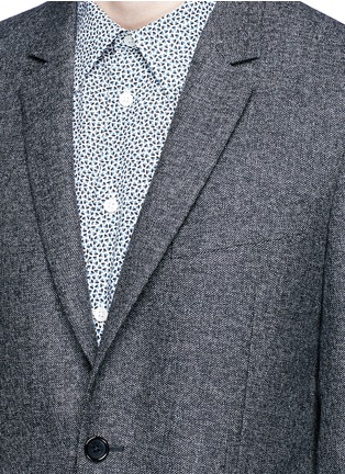 Detail View - Click To Enlarge - PS PAUL SMITH - Slim fit wool birdseye blazer