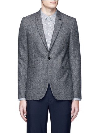 Main View - Click To Enlarge - PS PAUL SMITH - Slim fit wool birdseye blazer