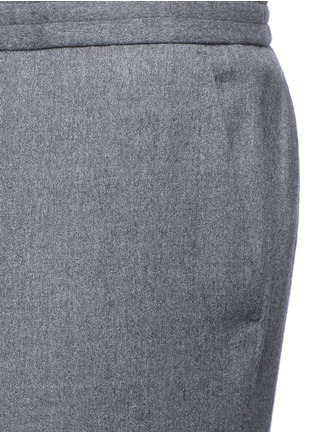 Detail View - Click To Enlarge - PS PAUL SMITH - Contrast cuff cropped wool jogging pants