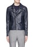 Main View - Click To Enlarge - PS PAUL SMITH - Lambskin leather biker jacket
