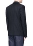 Back View - Click To Enlarge - PS PAUL SMITH - Slim fit windowpane check wool-blend blazer