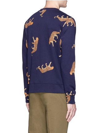 Back View - Click To Enlarge - PS PAUL SMITH - Leopard print sweatshirt
