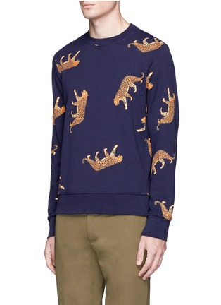 Front View - Click To Enlarge - PS PAUL SMITH - Leopard print sweatshirt