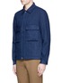 Front View - Click To Enlarge - PS PAUL SMITH - Denim blouson jacket