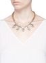 Figure View - Click To Enlarge - ANTON HEUNIS - Swarovski crystal cluster box chain necklace