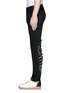 Detail View - Click To Enlarge - PALM ANGELS - Regular fit ladder ripped jeans