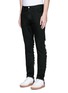Front View - Click To Enlarge - PALM ANGELS - Regular fit ladder ripped jeans