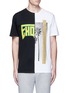 Main View - Click To Enlarge - PALM ANGELS - 'ExoPalms' hybrid print T-shirt