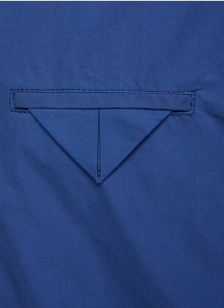  - BOTTEGA VENETA - Triangle Pocket Detail Two Way Zipper Cotton Canvas Windbreaker
