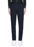 Main View - Click To Enlarge - PALM ANGELS - 'Comfy' side stripe wool jogging pants