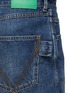 BOTTEGA VENETA - Contrast Back Patch Medium Washed Denim Shorts