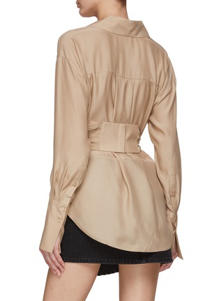 Back View - Click To Enlarge - GAUGE81 - ‘Sabinas’ Long Sleeve Silk Top