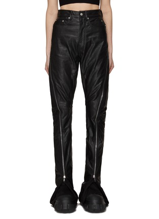 Main View - Click To Enlarge - RICK OWENS  - ‘Bolan Banana’ Floor Length Boot Cut Pants