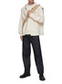 Figure View - Click To Enlarge - JIL SANDER - Contrast Stitch Unwashed Denim Straight Fit Jeans