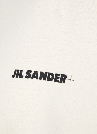  - JIL SANDER - Crewneck Long Sleeve Boxy Fit Printed Logo Sweatshirt