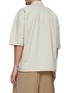 Back View - Click To Enlarge - JIL SANDER - Short Sleeve Zip Up Cotton Shirt