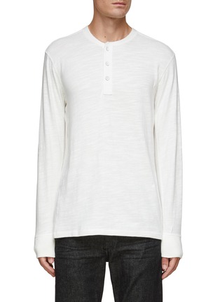 Main View - Click To Enlarge - RAG & BONE - Classic Cotton Henley T-Shirt