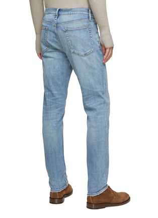 Back View - Click To Enlarge - RAG & BONE - ‘Fit 2 Authentic’ Light Washed Slim Jeans