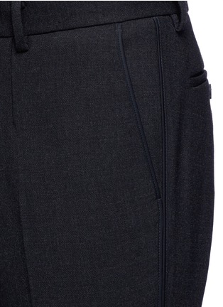 Detail View - Click To Enlarge - WOOYOUNGMI - Fleece wool suiting fabric jogging pants