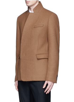 Front View - Click To Enlarge - WOOYOUNGMI - Laser cut edge soft blazer