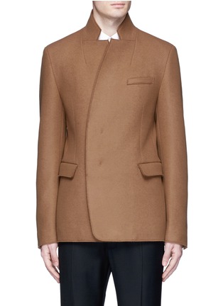 Main View - Click To Enlarge - WOOYOUNGMI - Laser cut edge soft blazer