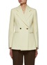 Main View - Click To Enlarge - BOTTEGA VENETA - Curved Sleeve Double Breasted Wool Blazer