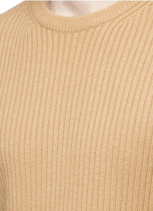 Detail View - Click To Enlarge - WOOYOUNGMI - Zip cuff side split sweater