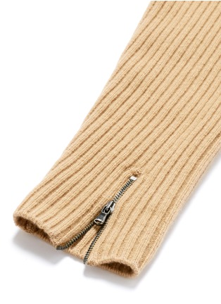 Detail View - Click To Enlarge - WOOYOUNGMI - Zip cuff side split sweater